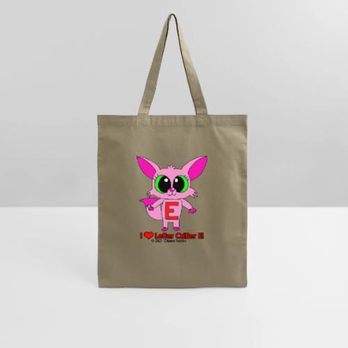 I Heart Letter Critter E - Tote Bag