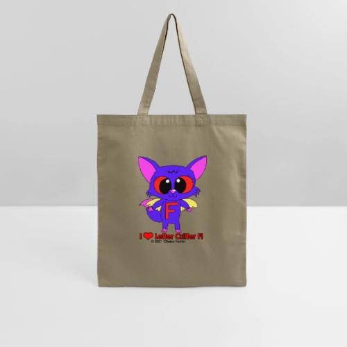I Heart Letter Critter F - Tote Bag
