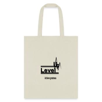 Level up - Tote Bag - natural - Front