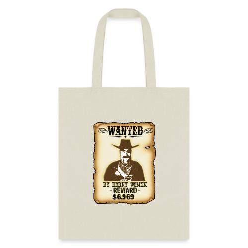 Cowboy Ox-Mad Wanted Poster! - Tote Bag