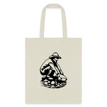 gold digger / gold mining - Tote Bag - natural - Front