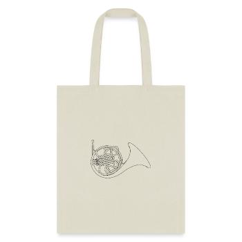 French horn - Tote Bag - natural - Front