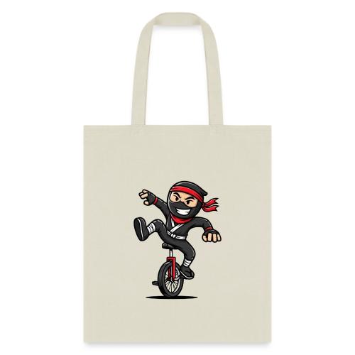 Ninja Unicyclist - Tote Bag