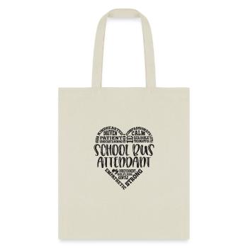 School bus attendant, schoolbus monitor - Tote Bag - natural - Front