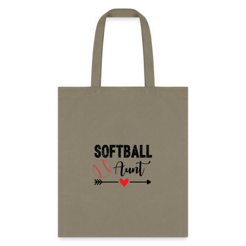 Softball Aunt - Tote Bag
