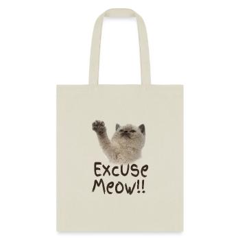 Funny Cat - Tote Bag - natural - Front