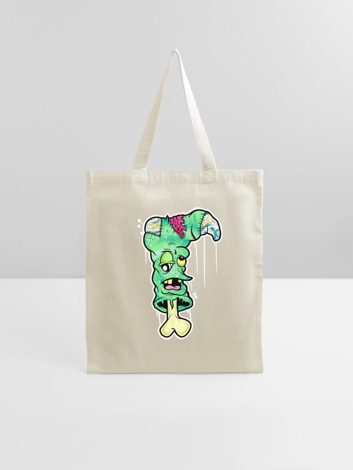 Zombie Sock - Tote Bag - natural - Front