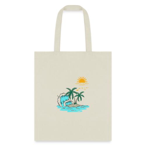 Retro Sunset Graphics - Tote Bag