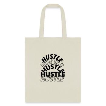 HUSTLE - Tote Bag - natural - Front