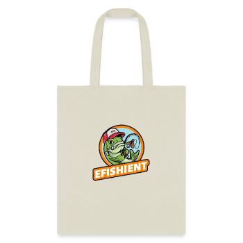 Efishient Cute Productive Fish With Hat Fishing - Tote Bag - natural - Front