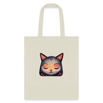 Calm Zen Cat - Tote Bag - natural - Front