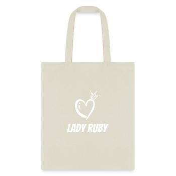 Lady ruby essential t-shirt - Tote Bag - natural - Front
