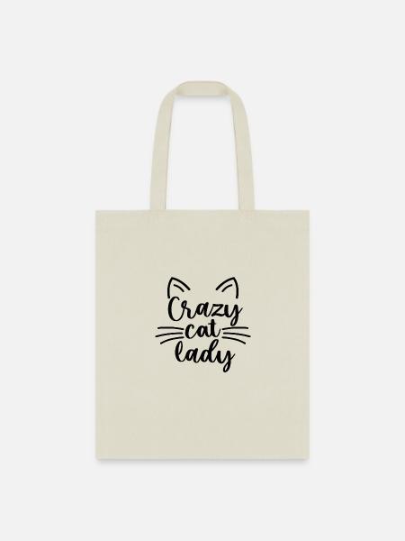 Crazy Cat Lady - Tote Bag - natural