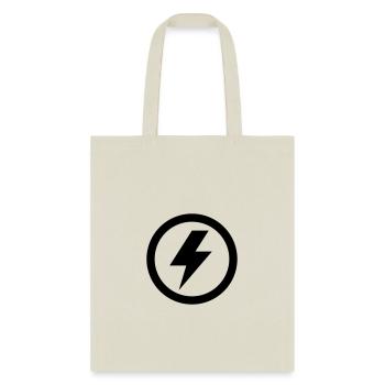 Lightning bolt - Tote Bag - natural - Front
