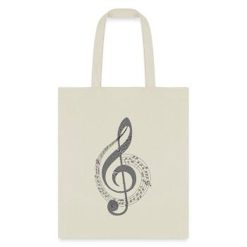 Classic Musical Sketch - Tote Bag - natural - Front