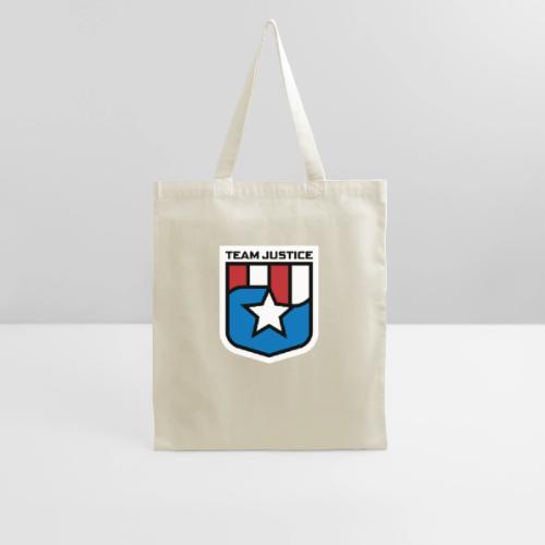 Team Justice Shield Logo white border - Tote Bag