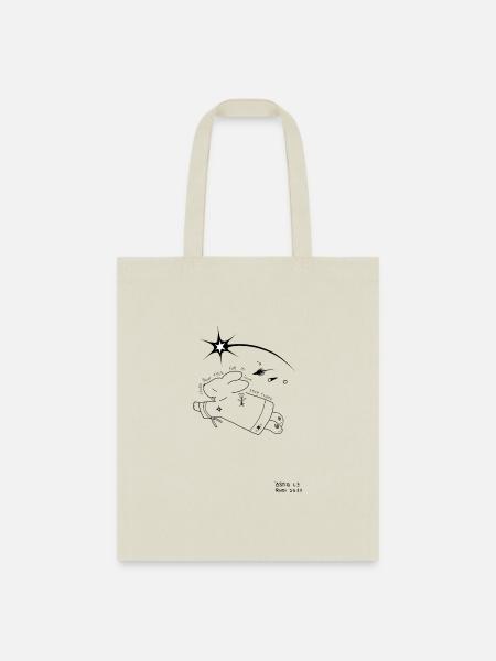 sleeping bunny - Tote Bag - natural