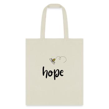 Hope t shirt - Tote Bag - natural - Front