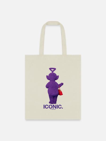 Teletubbies Tinky Winky Red Purse Iconic Design - Tote Bag - natural