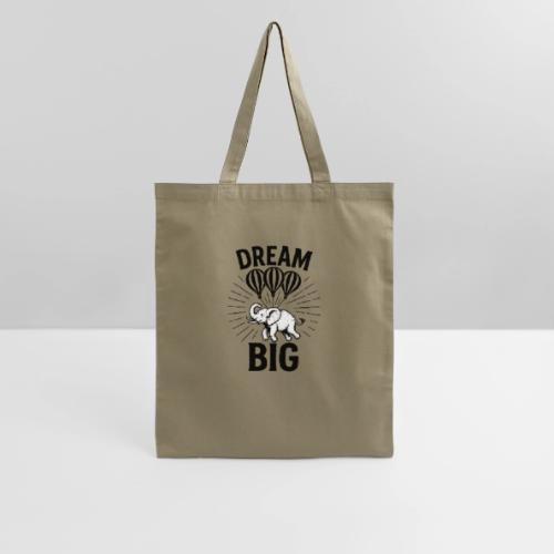 Dream Big Elephant Motivation Shirt - Tote Bag