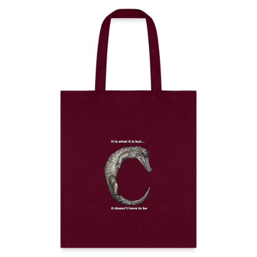 croc with text - Tote Bag