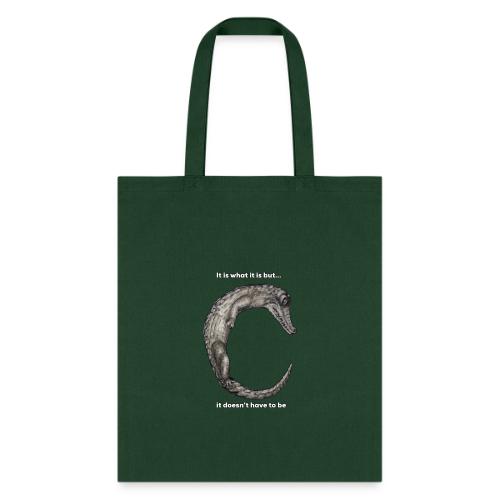 croc with text - Tote Bag