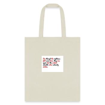 christian clothes - Tote Bag - natural - Front