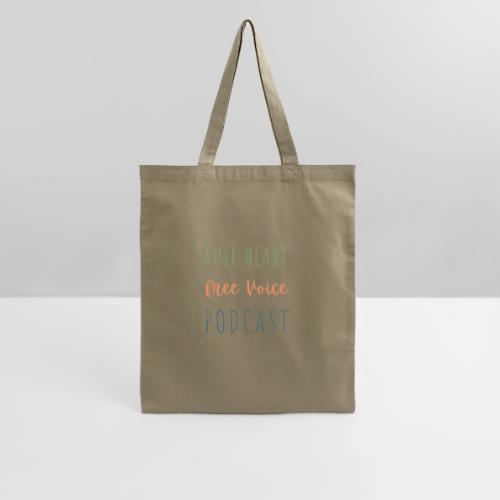 Full Heart Free Voice Text Only - Tote Bag