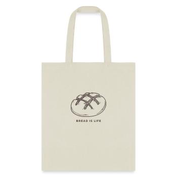 Bread is Life - Tote Bag - natural - Front