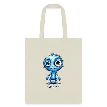 What? - Tote Bag - natural - Front