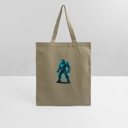 Futuristic Armored Superhero Warrior Art - Tote Bag