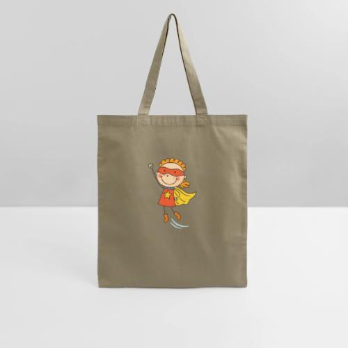 Cartoon Superhero Girl Kids Shirt - Tote Bag