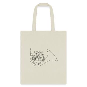 French horn - Tote Bag - natural - Front