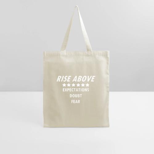 Rise Above (White font) - Tote Bag