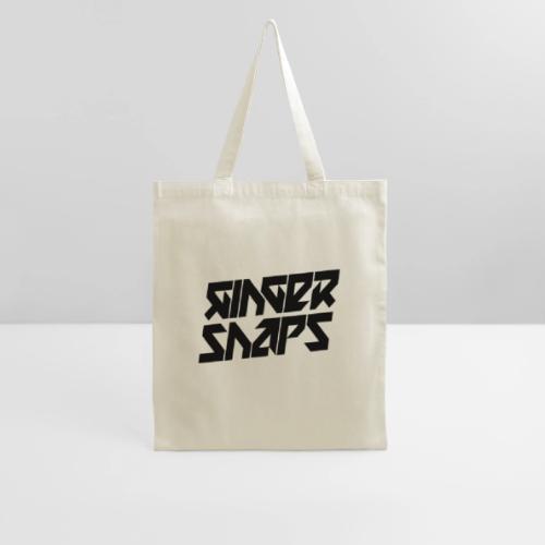 Ginger Snap5 logo (two lines black) - Tote Bag