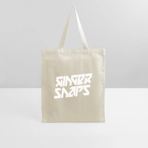 Ginger Snap5 logo (two lines white) - Tote Bag