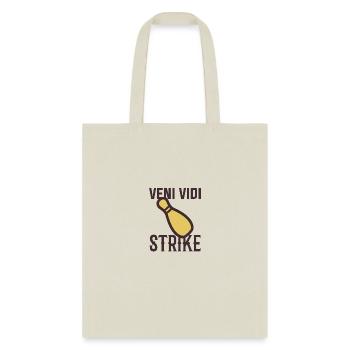 Bowling Pin Strike - Tote Bag - natural - Front