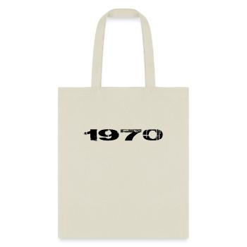 1970 year of birth - Tote Bag - natural - Front