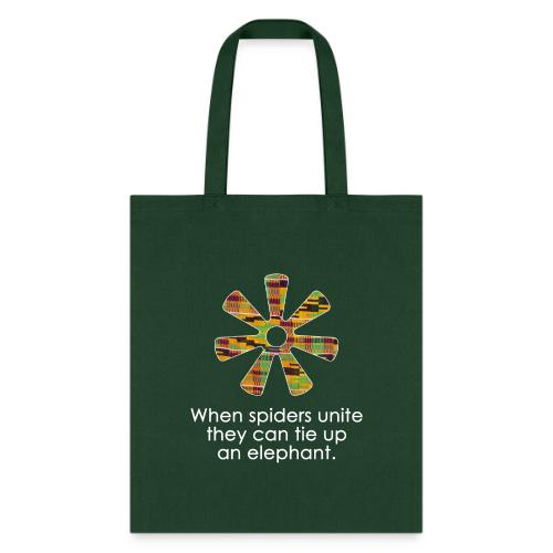 Ananse Ntentan - Spider's Web Adinkra Symbol - Tote Bag