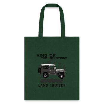 King of The Mountains Toyota Land Cruiser J40 - Tote Bag - forest green - Front