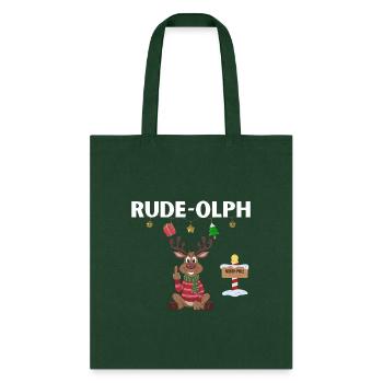 rude-olph - Tote Bag - forest green - Front