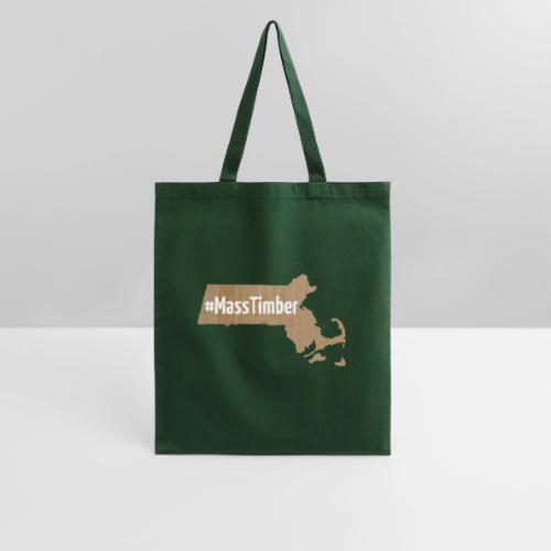 MassTimber (white letters) - Tote Bag