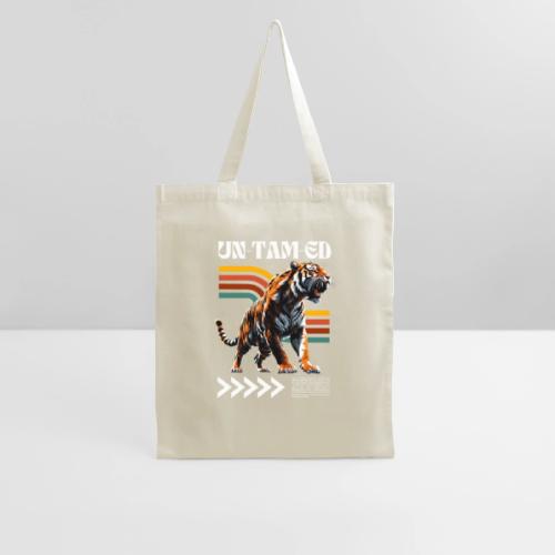 Unleash Your Wild Side: Fierce Tiger Print Design - Tote Bag
