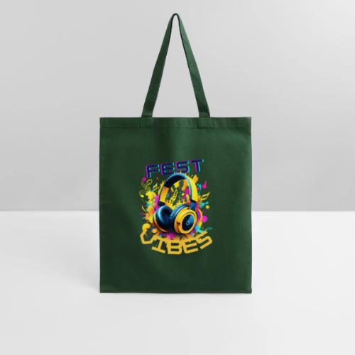 Festival Vibes! Yellow Headphones - Music Lover - Tote Bag