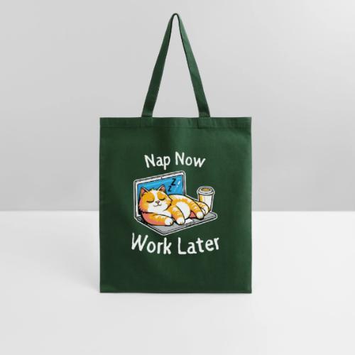 Nap Now Work Later Cat - Tote Bag