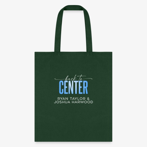 Back to Center Title White - Tote Bag