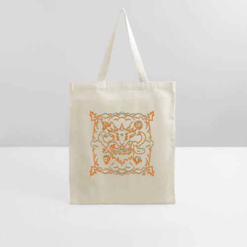 Revelation Lamb Orange - Tote Bag
