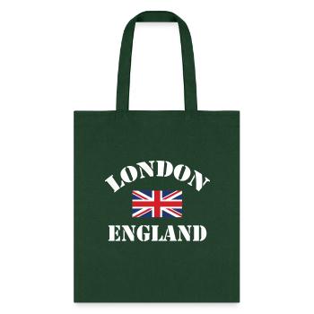 London England Tourist - Tote Bag - forest green - Front