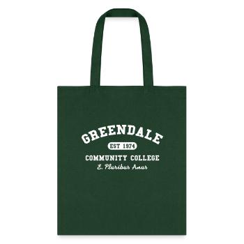 Greendale Community College E Pluribus Anus - Tote Bag - forest green - Front