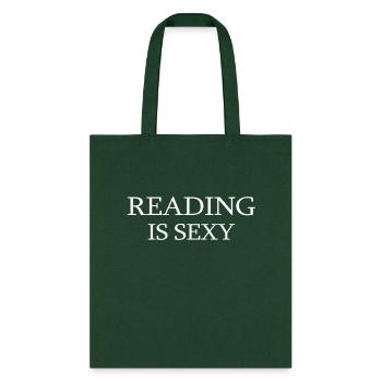 Reading Is Boo Reading - Tote Bag - forest green - Front